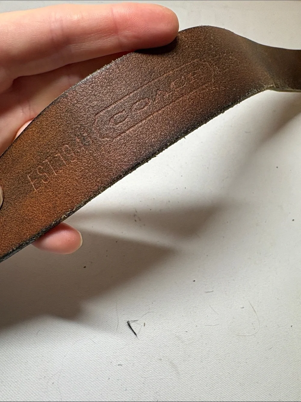 Coach Leatherware Brown Leather Belt Size 32